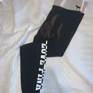 Black “PINK” Leggings